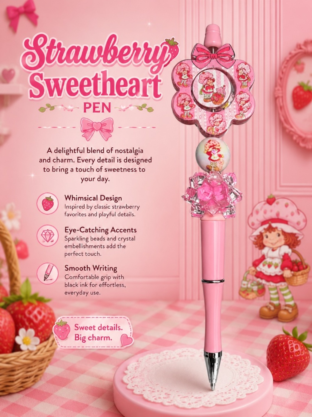Strawberry Sweetheart Pen